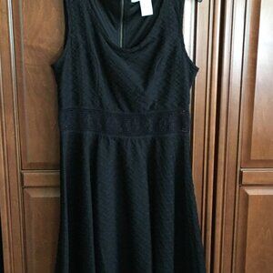 Black party/casual/sun dress, sz L